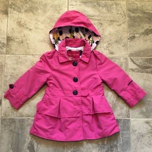 London Fog Girls Pink Raincoat